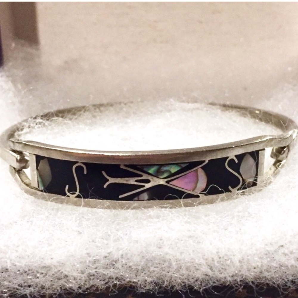 Vintage Alpaca Silver Bracelet